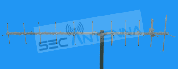 434 MHz circular polarized yagi