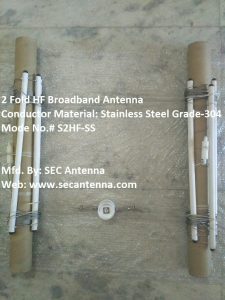 HF Broadband antenna stainless steel